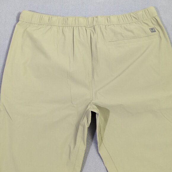 Huk Pants Men's XL Green Creekbed Pant Performance Fishing Outdoor Belted - Picture 3 of 10